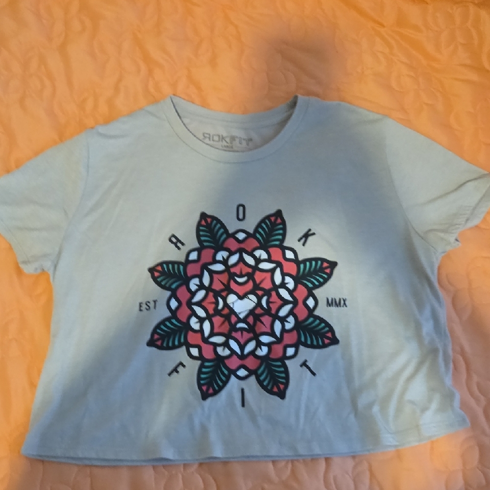 Rokfit Crop Tee Women's Large